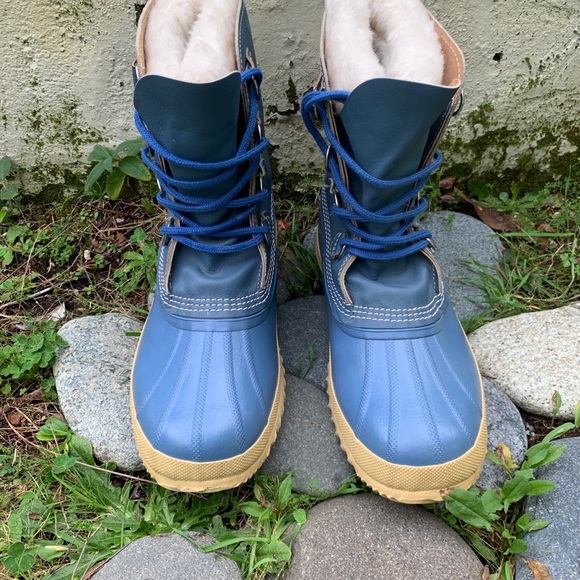 Blue Sorel Manitou insulated snow boots - Picture 7 of 12